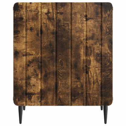 vidaXL Bedside Cabinet Smoked Oak 43 x 34.5 x 52 cm Engineered Wood 5