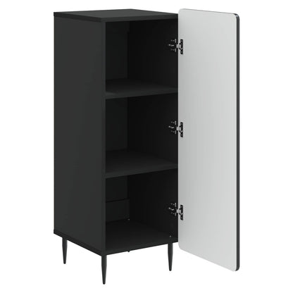 vidaXL Sideboard Black 34.5 x 33 x 92 cm Engineered Wood 5
