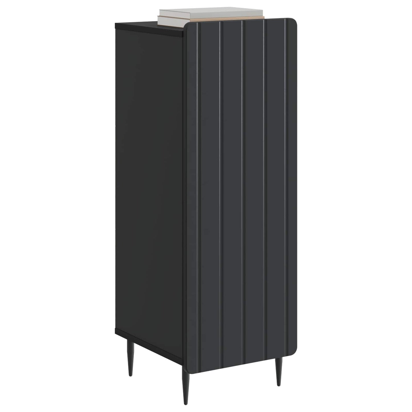 vidaXL Sideboard Black 34.5 x 33 x 92 cm Engineered Wood 3
