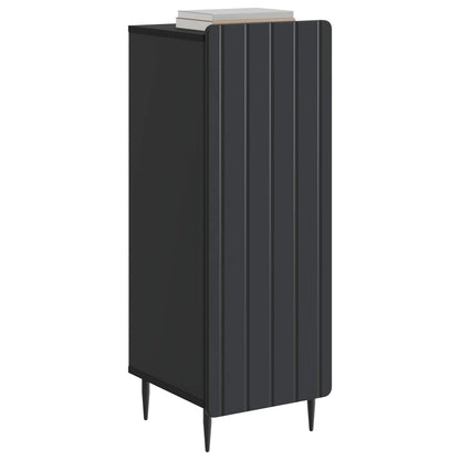 vidaXL Sideboard Black 34.5 x 33 x 92 cm Engineered Wood 3