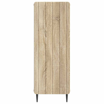 vidaXL Sideboard Sonoma Oak 34.5 x 33 x 92 cm Engineered Wood 6