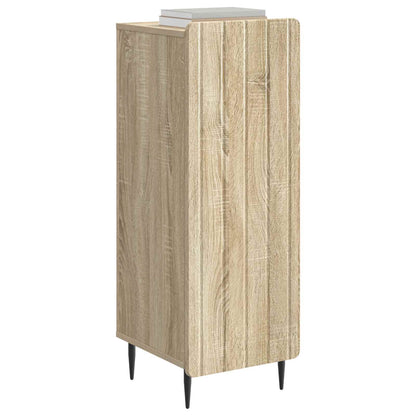 vidaXL Sideboard Sonoma Oak 34.5 x 33 x 92 cm Engineered Wood 3