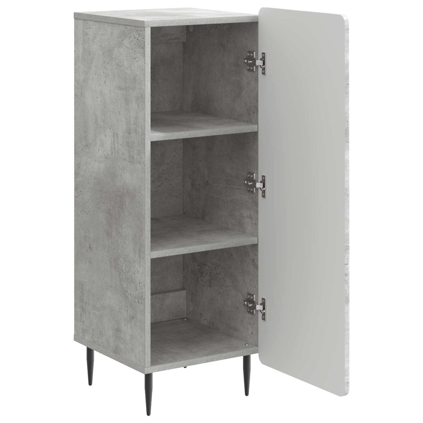 vidaXL Sideboard Concrete Grey 34.5 x 33 x 92 cm Engineered Wood 5