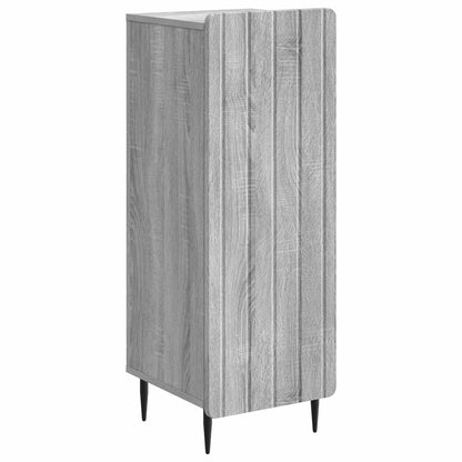 vidaXL Sideboard Grey Sonoma 34.5 x 33 x 92 cm Engineered Wood 2