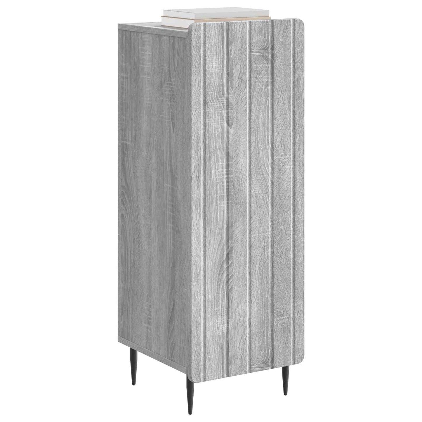 vidaXL Sideboard Grey Sonoma 34.5 x 33 x 92 cm Engineered Wood 3
