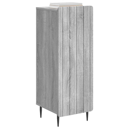 vidaXL Sideboard Grey Sonoma 34.5 x 33 x 92 cm Engineered Wood 3