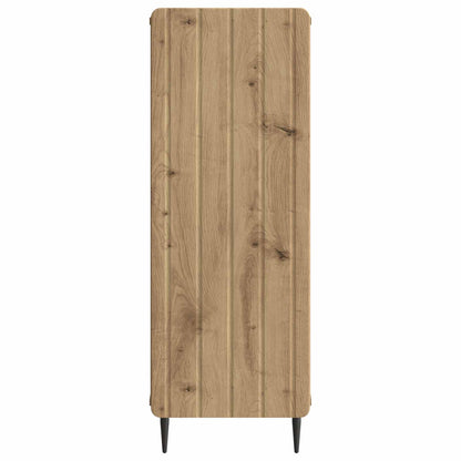 vidaXL Sideboard Artisan Oak 34.5 x 33 x 92 cm Engineered Wood 6