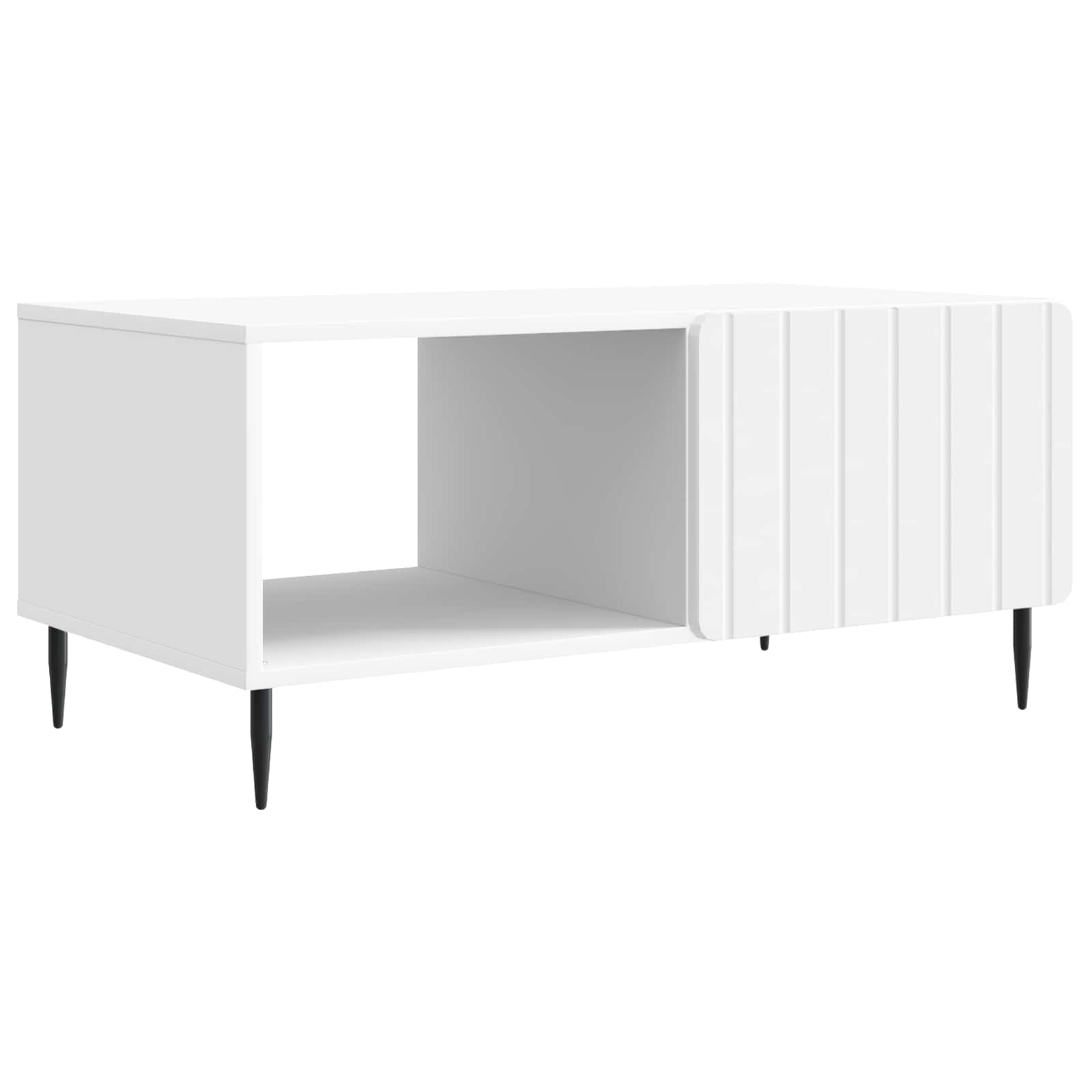 vidaXL Coffee Table White 90 x 50 x 40 cm Engineered Wood 2