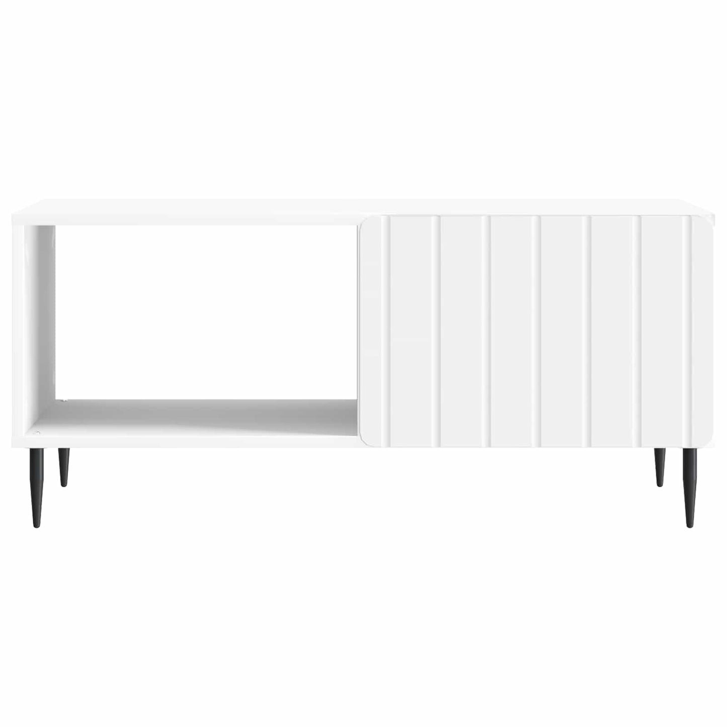 vidaXL Coffee Table White 90 x 50 x 40 cm Engineered Wood 6