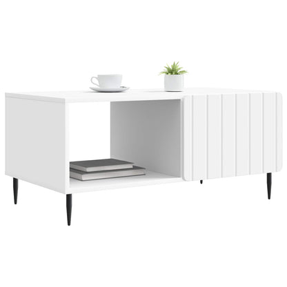 vidaXL Coffee Table White 90 x 50 x 40 cm Engineered Wood 3