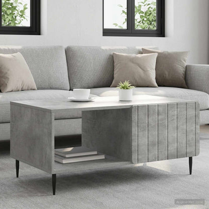 vidaXL Coffee Table Concrete Grey 90 x 50 x 40 cm Engineered Wood 1