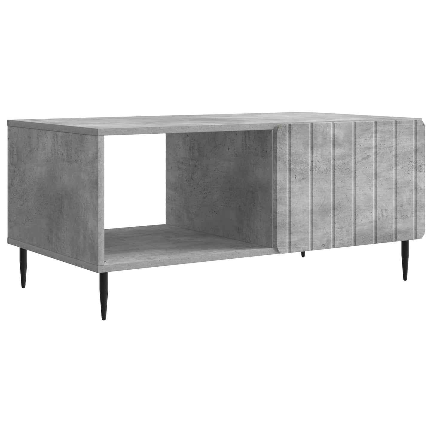 vidaXL Coffee Table Concrete Grey 90 x 50 x 40 cm Engineered Wood 2