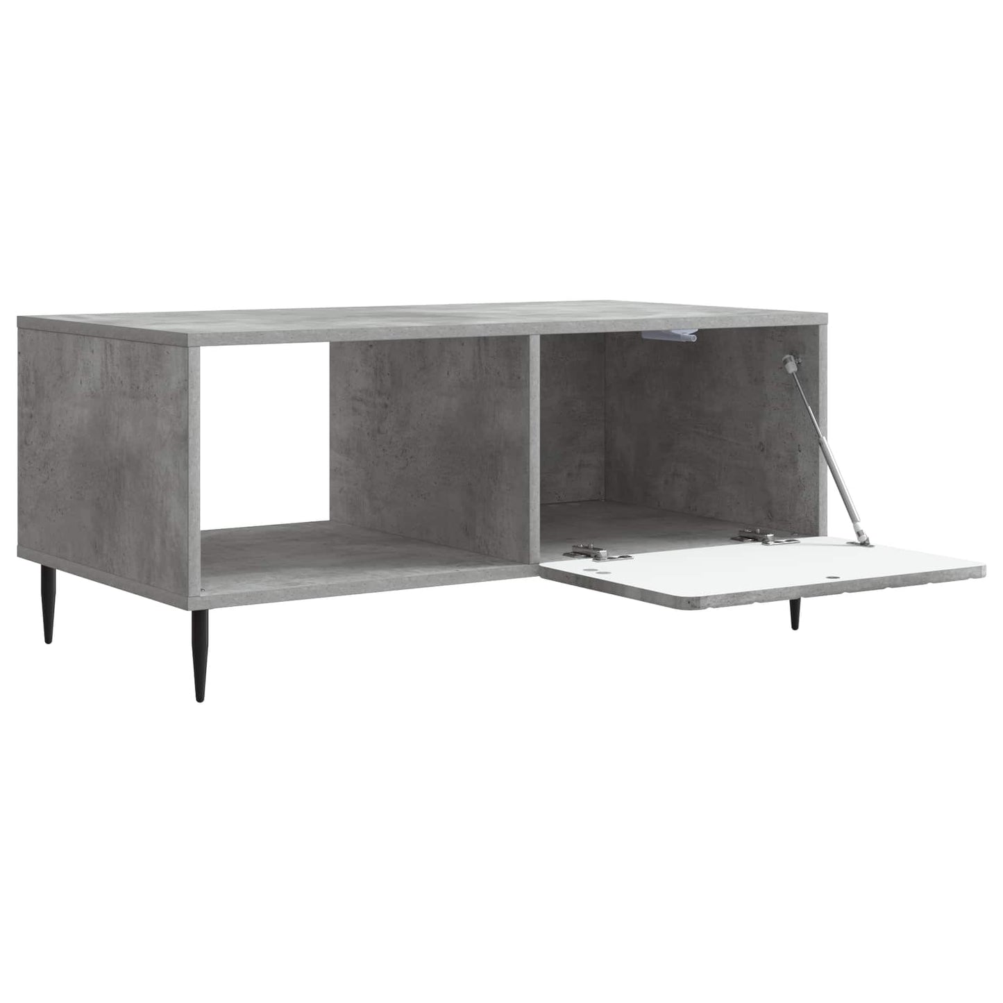 vidaXL Coffee Table Concrete Grey 90 x 50 x 40 cm Engineered Wood 4
