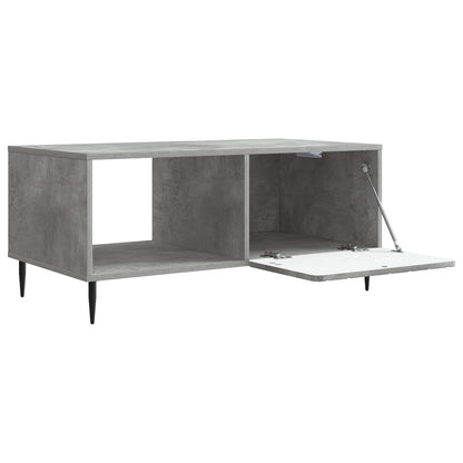 vidaXL Coffee Table Concrete Grey 90 x 50 x 40 cm Engineered Wood 4