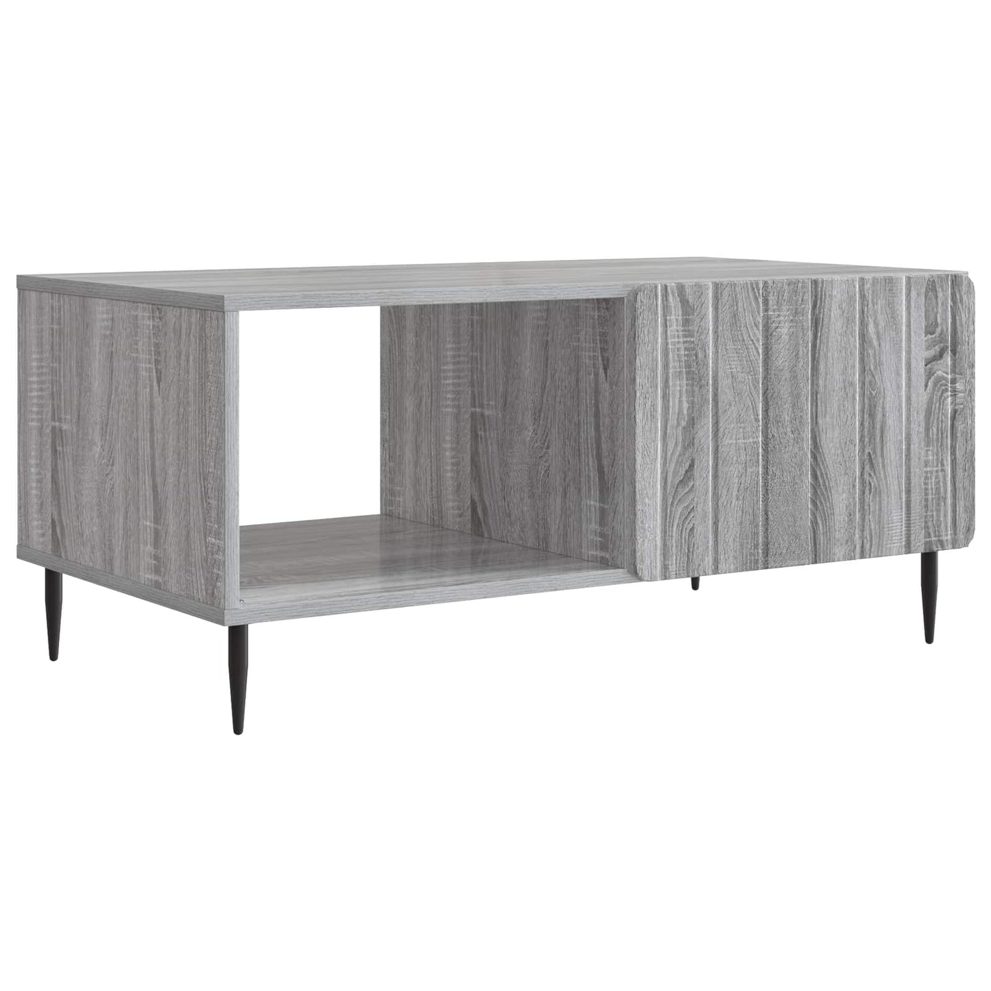 vidaXL Coffee Table Grey Sonoma 90 x 50 x 40 cm Engineered Wood 2