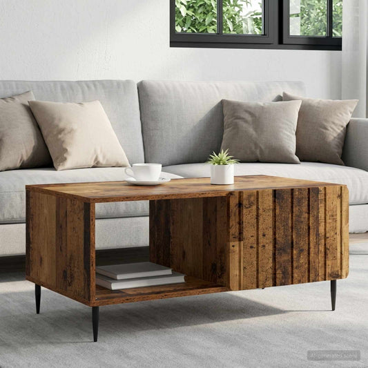 vidaXL Coffee Table Old Wood 90 x 50 x 40 cm Engineered Wood 1