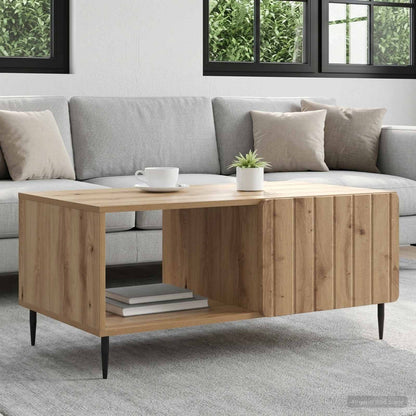 vidaXL Coffee Table Artisan Oak 90 x 50 x 40 cm Engineered Wood 1