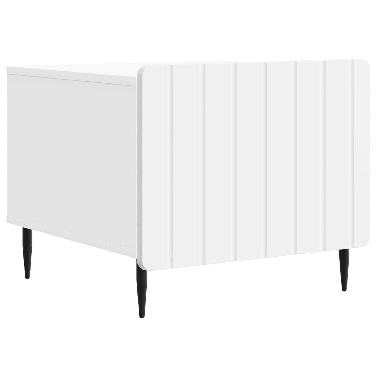 vidaXL Coffee Table with Drawer White 49 x 50 x 42 cm Engineered Wood 2