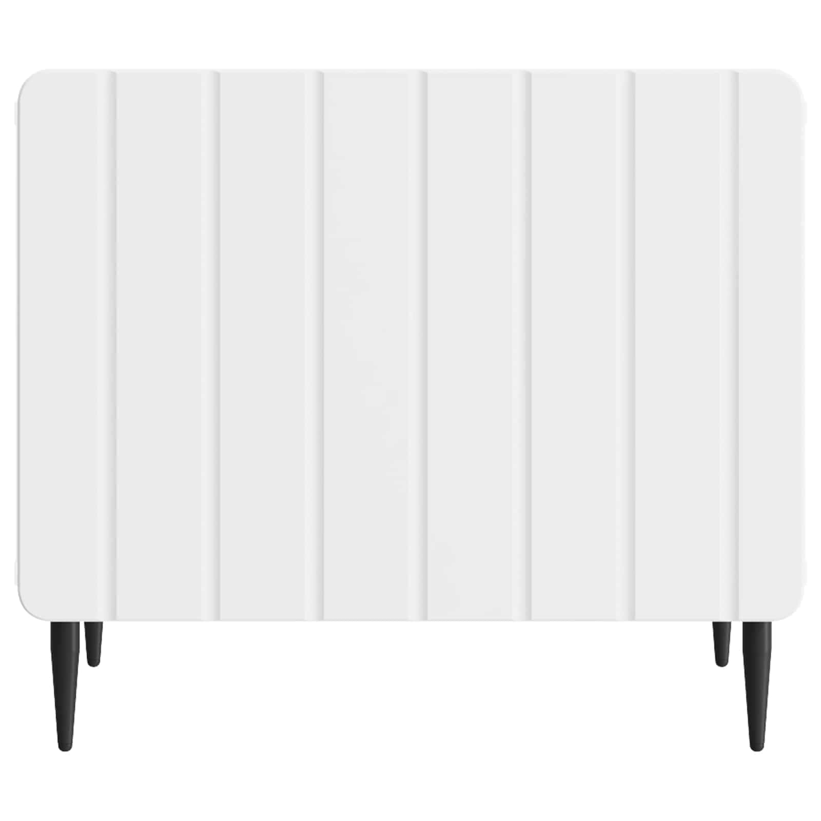 vidaXL Coffee Table with Drawer White 49 x 50 x 42 cm Engineered Wood 5