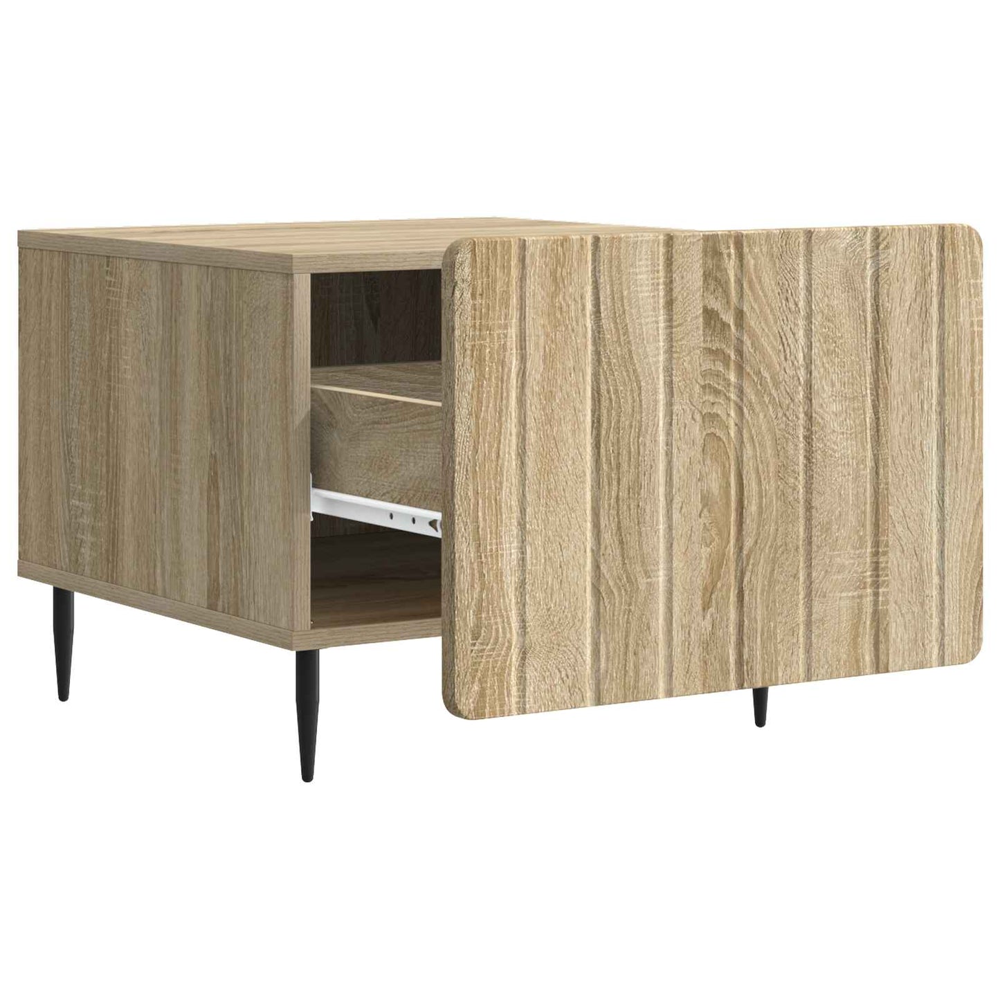 vidaXL Coffee Table Sonoma Oak 49 x 50 x 42 cm Engineered Wood 4