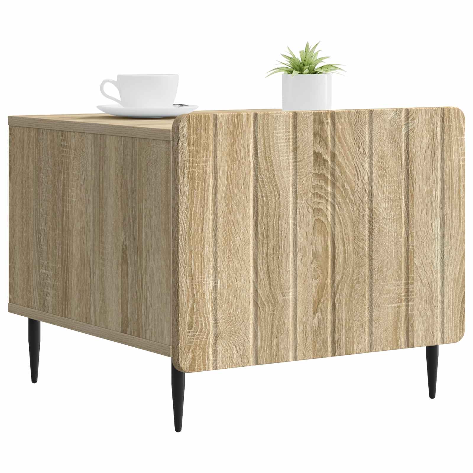 vidaXL Coffee Table Sonoma Oak 49 x 50 x 42 cm Engineered Wood 3