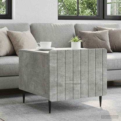 vidaXL Coffee Table Concrete Grey 49 x 50 x 42 cm Engineered Wood 1