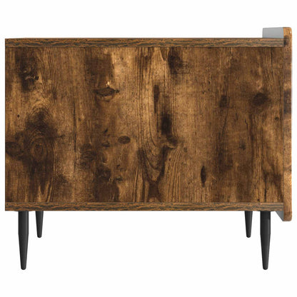 vidaXL Coffee Table Smoked Oak 49 x 50 x 42 cm Engineered Wood 6