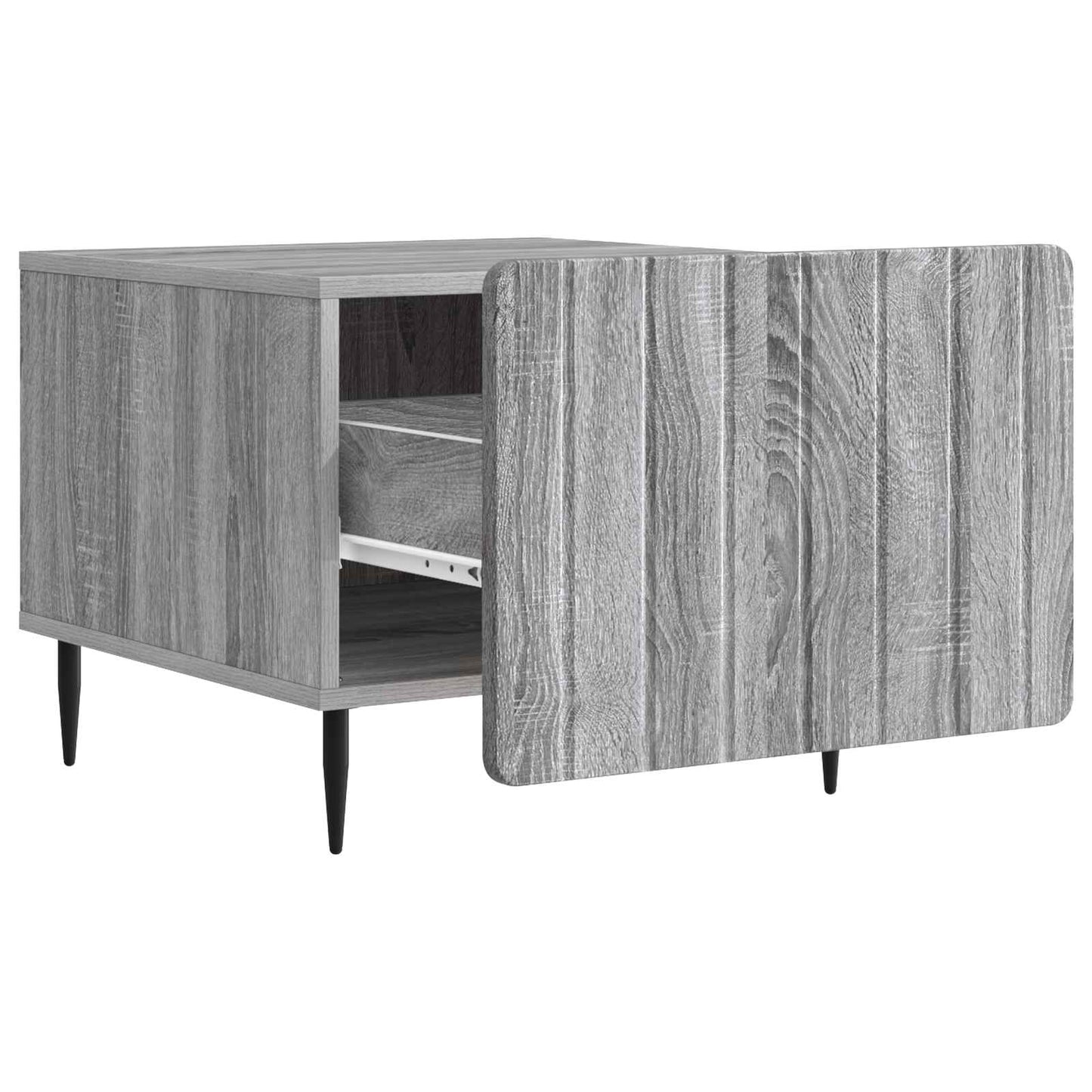 vidaXL Coffee Table Grey Sonoma 49 x 50 x 42 cm Engineered Wood 4