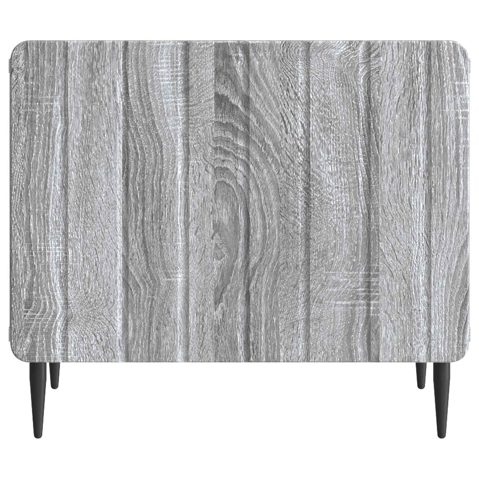 vidaXL Coffee Table Grey Sonoma 49 x 50 x 42 cm Engineered Wood 5