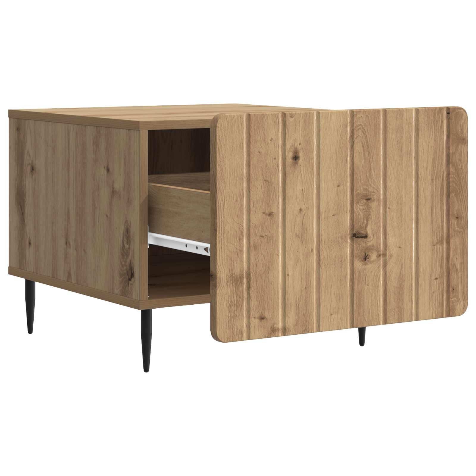 vidaXL Coffee Table Artisan Oak 49 x 50 x 42 cm Engineered Wood 4