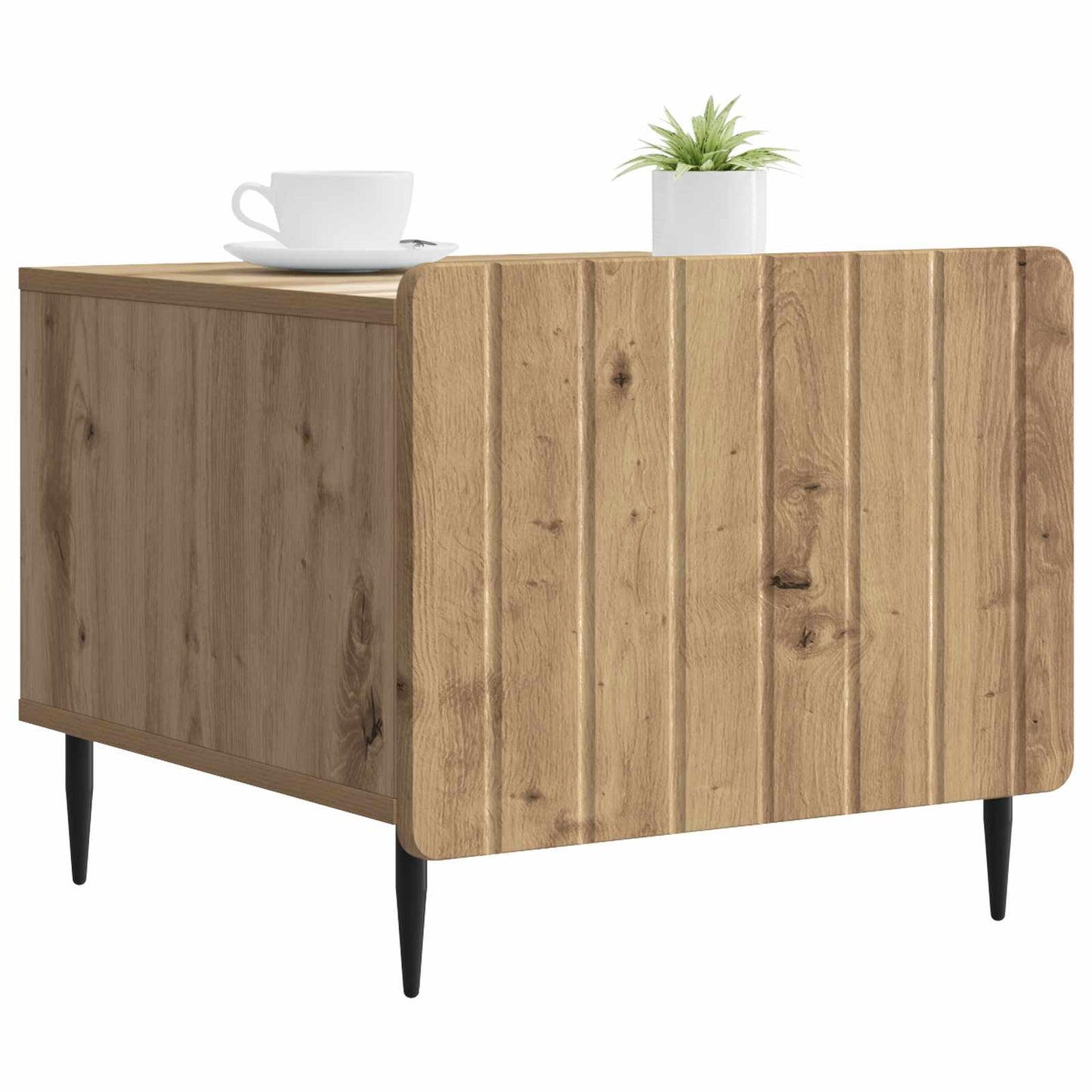 vidaXL Coffee Table Artisan Oak 49 x 50 x 42 cm Engineered Wood 3