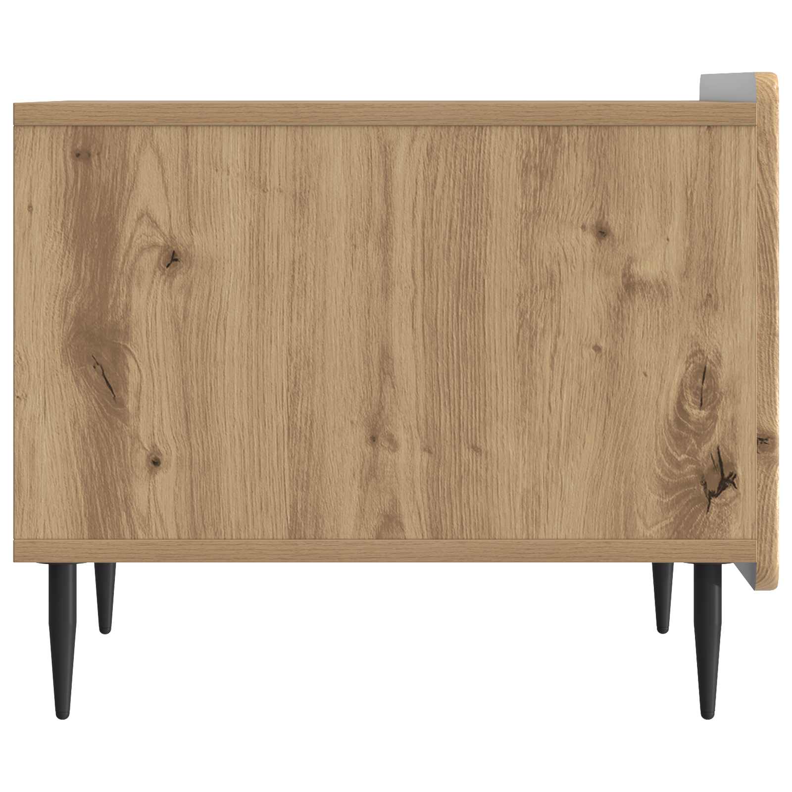 vidaXL Coffee Table Artisan Oak 49 x 50 x 42 cm Engineered Wood 6
