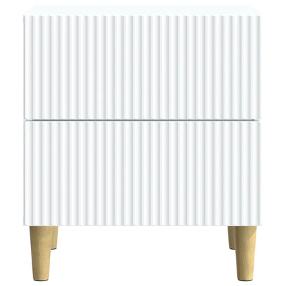 vidaXL Bedside Cabinet White 43 x 34.5 x 48 cm Engineered Wood 5