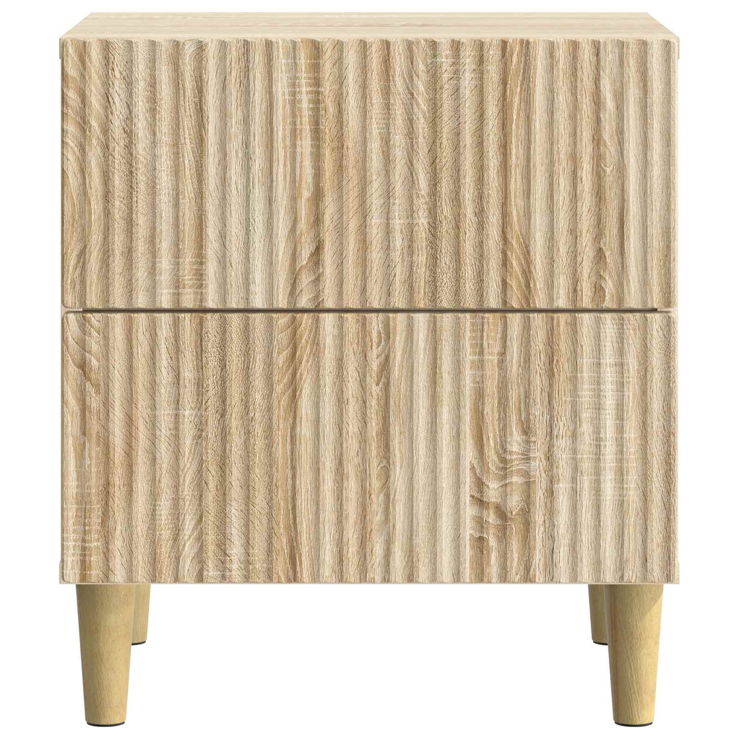 vidaXL Bedside Cabinet Sonoma Oak 43 x 34.5 x 48 cm Engineered Wood 5