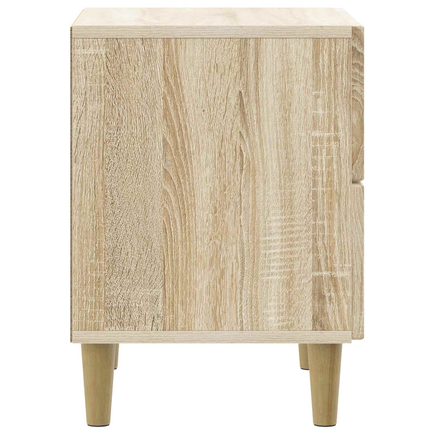 vidaXL Bedside Cabinet Sonoma Oak 43 x 34.5 x 48 cm Engineered Wood 6