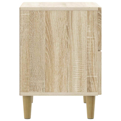 vidaXL Bedside Cabinet Sonoma Oak 43 x 34.5 x 48 cm Engineered Wood 6