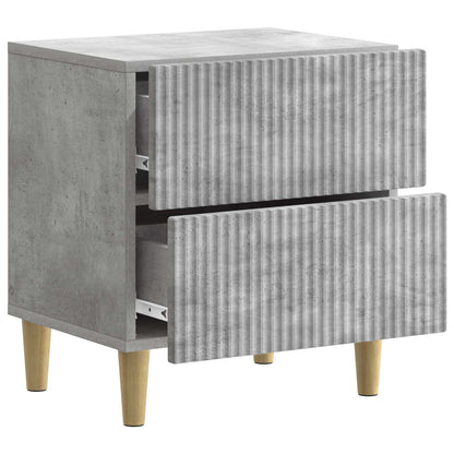 vidaXL Bedside Cabinet Concrete Grey 43 x 34.5 x 48 cm Engineered Wood 4