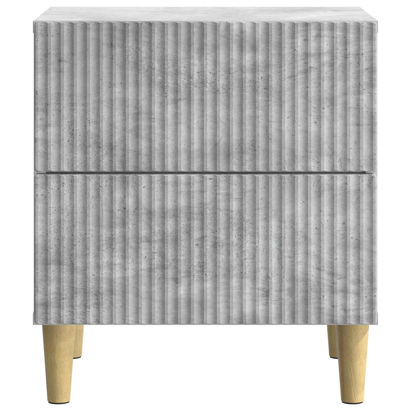 vidaXL Bedside Cabinet Concrete Grey 43 x 34.5 x 48 cm Engineered Wood 5