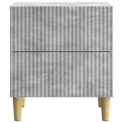 vidaXL Bedside Cabinet Concrete Grey 43 x 34.5 x 48 cm Engineered Wood 5