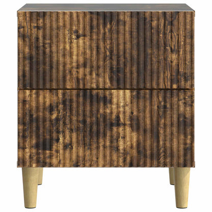 vidaXL Bedside Cabinet Smoked Oak 43 x 34.5 x 48 cm Engineered Wood 5
