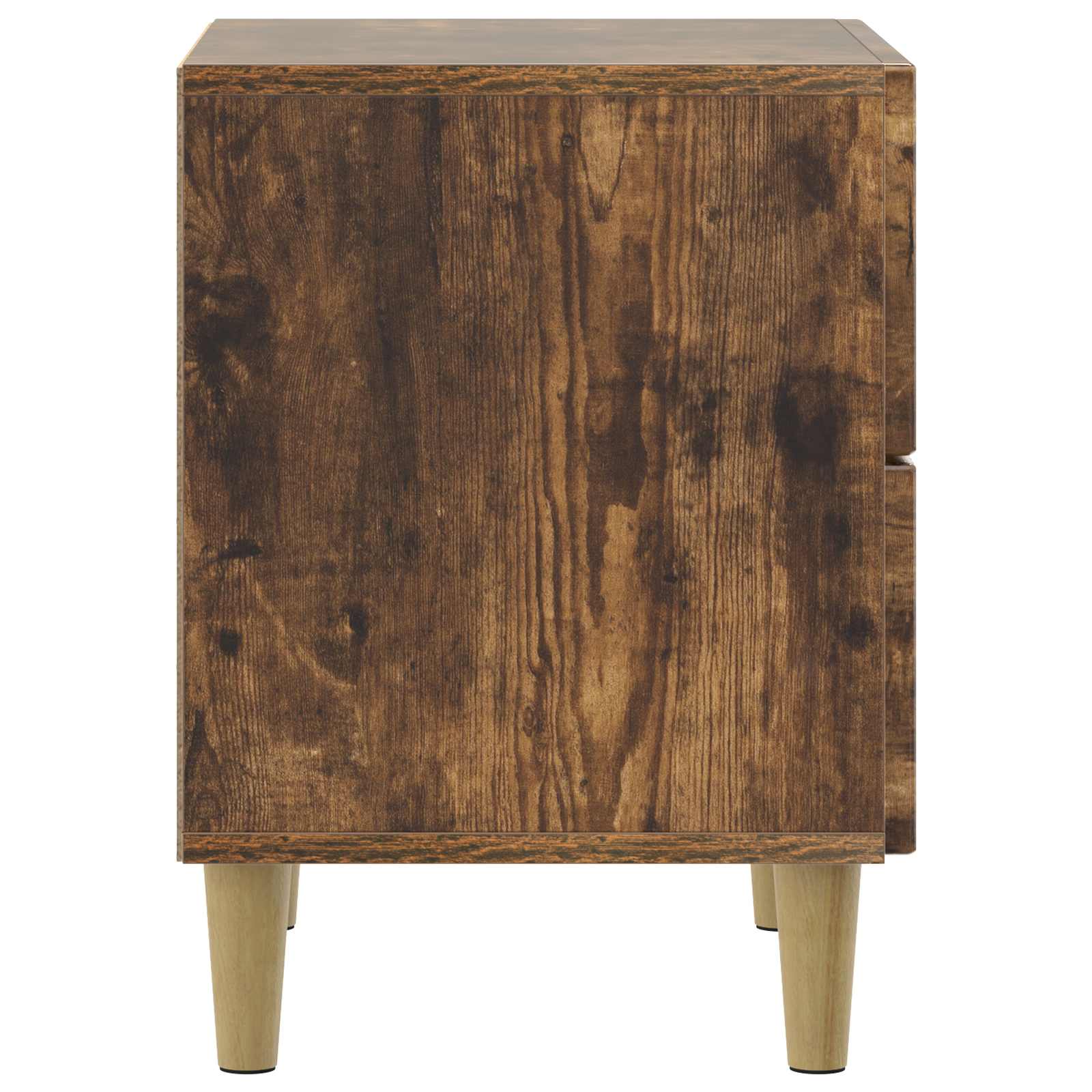 vidaXL Bedside Cabinet Smoked Oak 43 x 34.5 x 48 cm Engineered Wood 6