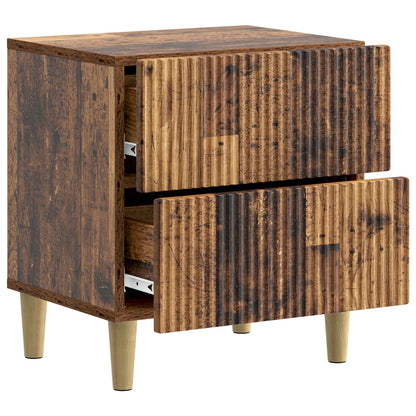 vidaXL Bedside Cabinet Old Wood 43 x 34.5 x 48 cm Engineered Wood 4