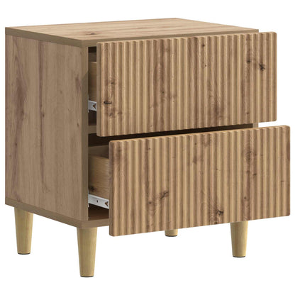 vidaXL Bedside Cabinet Artisan Oak 43 x 34.5 x 48 cm Engineered Wood 4