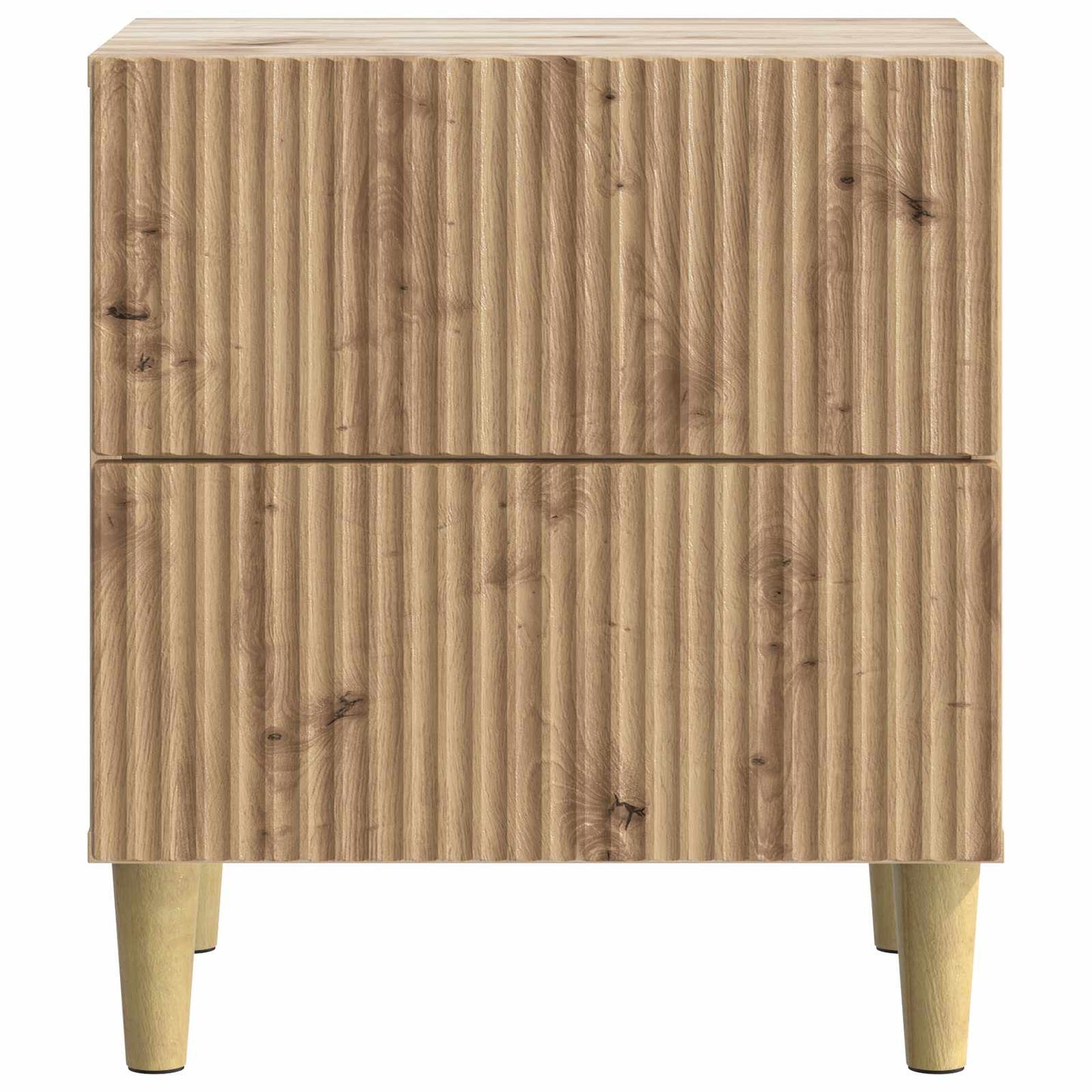 vidaXL Bedside Cabinet Artisan Oak 43 x 34.5 x 48 cm Engineered Wood 5
