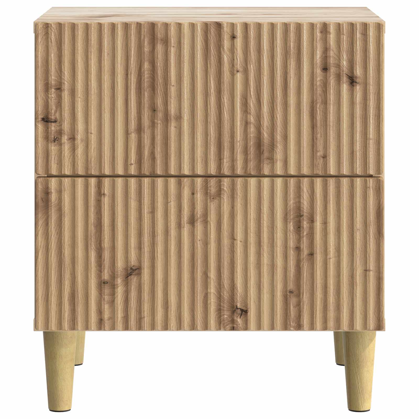 vidaXL Bedside Cabinet Artisan Oak 43 x 34.5 x 48 cm Engineered Wood 5