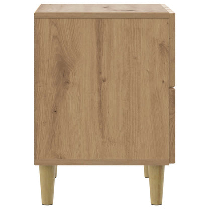 vidaXL Bedside Cabinet Artisan Oak 43 x 34.5 x 48 cm Engineered Wood 6