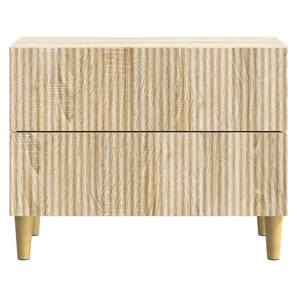 vidaXL Bedside Cabinet Sonoma Oak 62 x 34.5 x 48 cm Engineered Wood 5