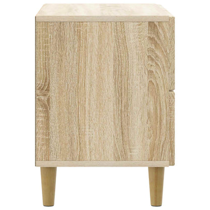 vidaXL Bedside Cabinet Sonoma Oak 62 x 34.5 x 48 cm Engineered Wood 6
