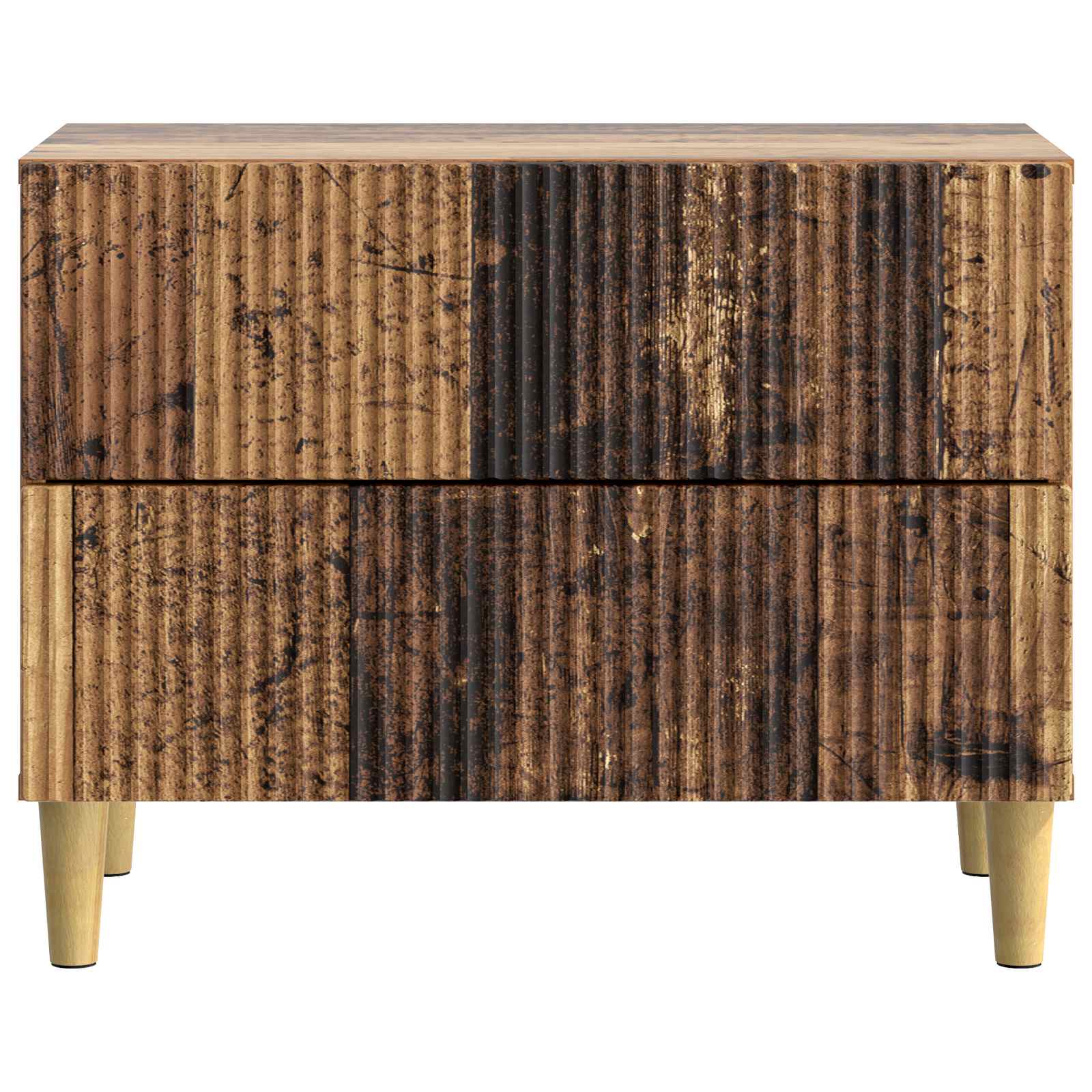 vidaXL Bedside Cabinet Old Wood 62 x 34.5 x 48 cm Engineered Wood 5