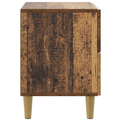 vidaXL Bedside Cabinet Old Wood 62 x 34.5 x 48 cm Engineered Wood 6